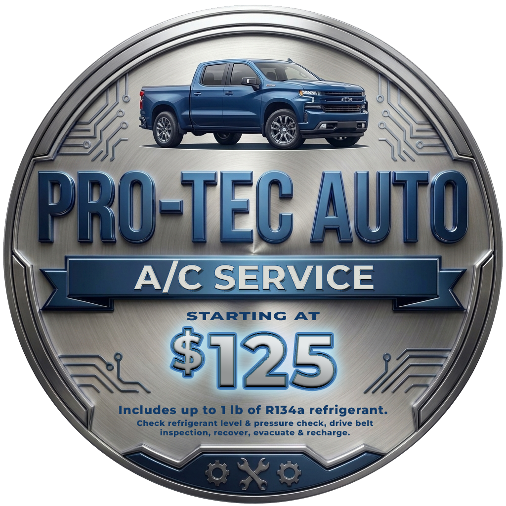 Pro-Tec Auto A/C Service Special